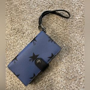 Coach Wristlet wallet in blue